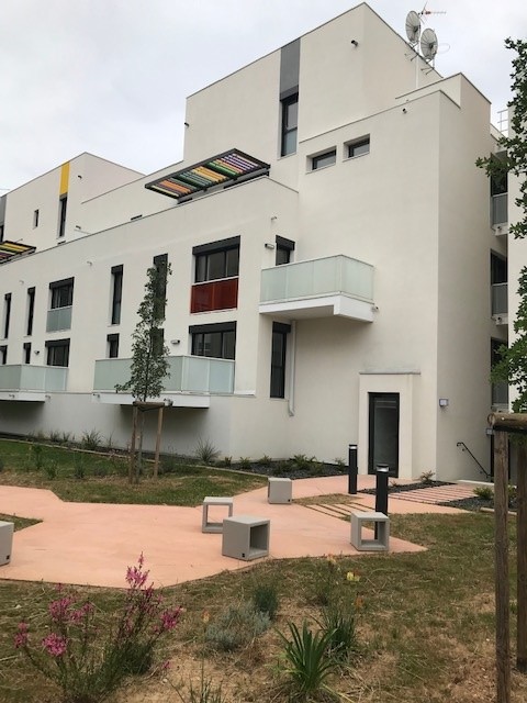 Façade Côté Jardin de la résidence Arco Iris de Montpellier