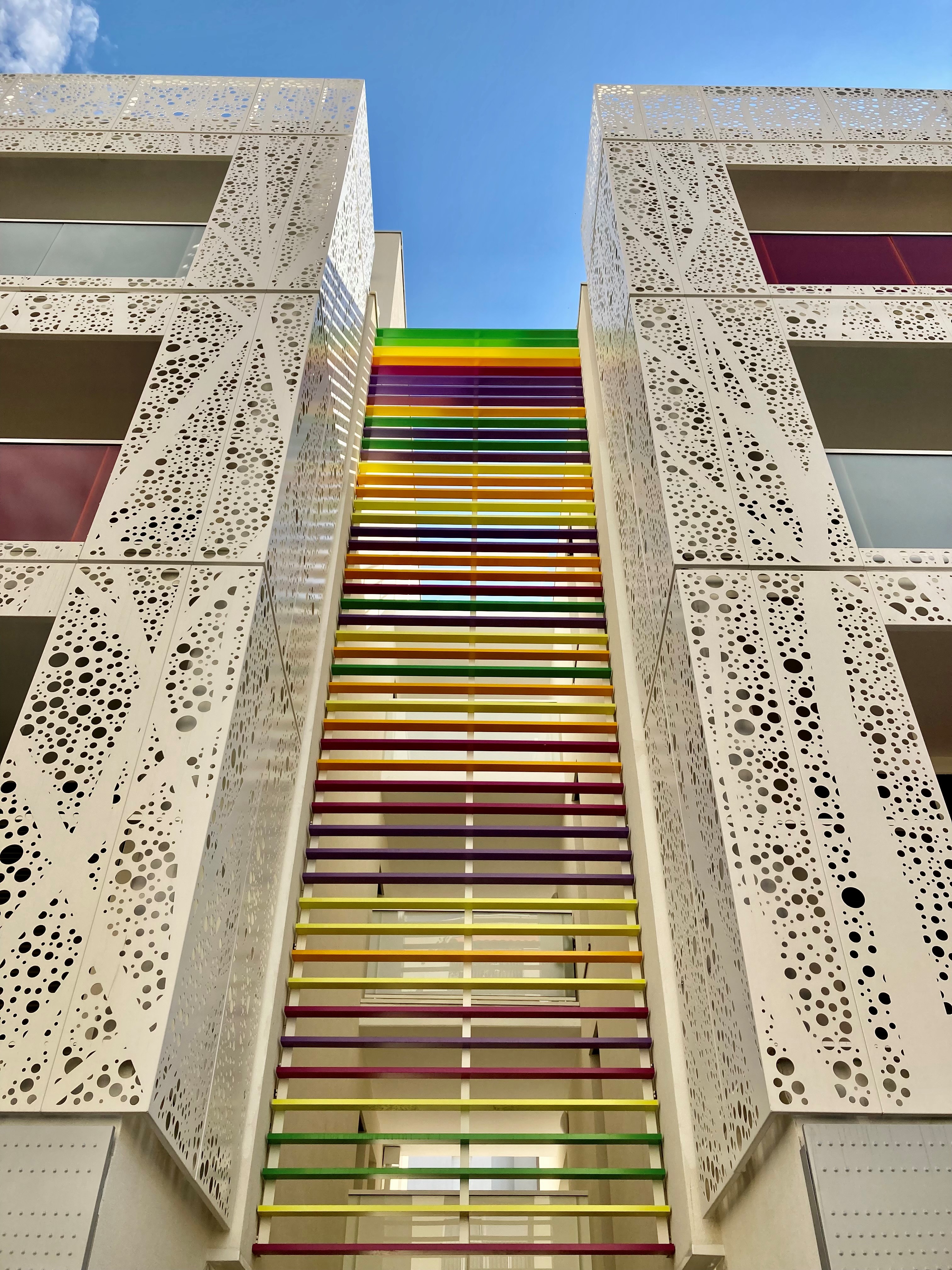 Faille côté rue de la résidence Arco Iris de Montpellier